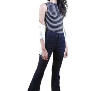 CALĂA JEANS FLARE BOTĂO BOLSO FRENTE  34 UNICA