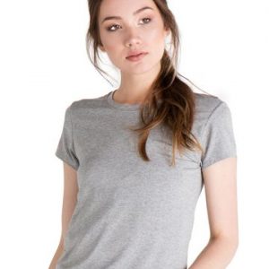 BLUSA MALHA BASIC MANGA CURTA  P MESCLA