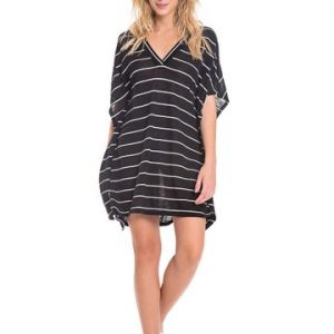 BLUSÃO MALHA KAFTAN LISTRA P BLACK