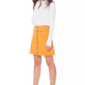 SAIA SARJA ABOTOAMENTO FRENTE 36 MOSTARDA