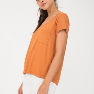 BLUSA MALHA TINA P CARAMELO