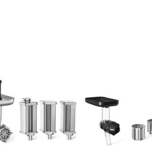 Acessórios para Batedeira Electrolux KMP70 - Moedor de carne + Modelador de massas + Extrator de suco + Ralador e fatiador