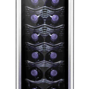 Adega de Vinho Climatizada Electrolux 12 garrafas Uma Porta Acabamento em Alumínio (ACB12)