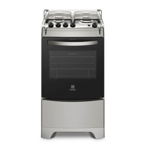 Fogão 4 Bocas Electrolux Prata com Vidro Interno Removível (52LXS)