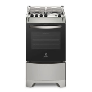 Fogão 4 Bocas Electrolux Prata com Vidro Interno Removível (52LXU)
