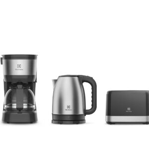 Kit Cafeteira Elétrica 15 Xícaras Efficient + Chaleira Elétrica 1,8L Efficient + Torradeira Elétrica Efficient (ECM10 + EEK10 + ETS10)