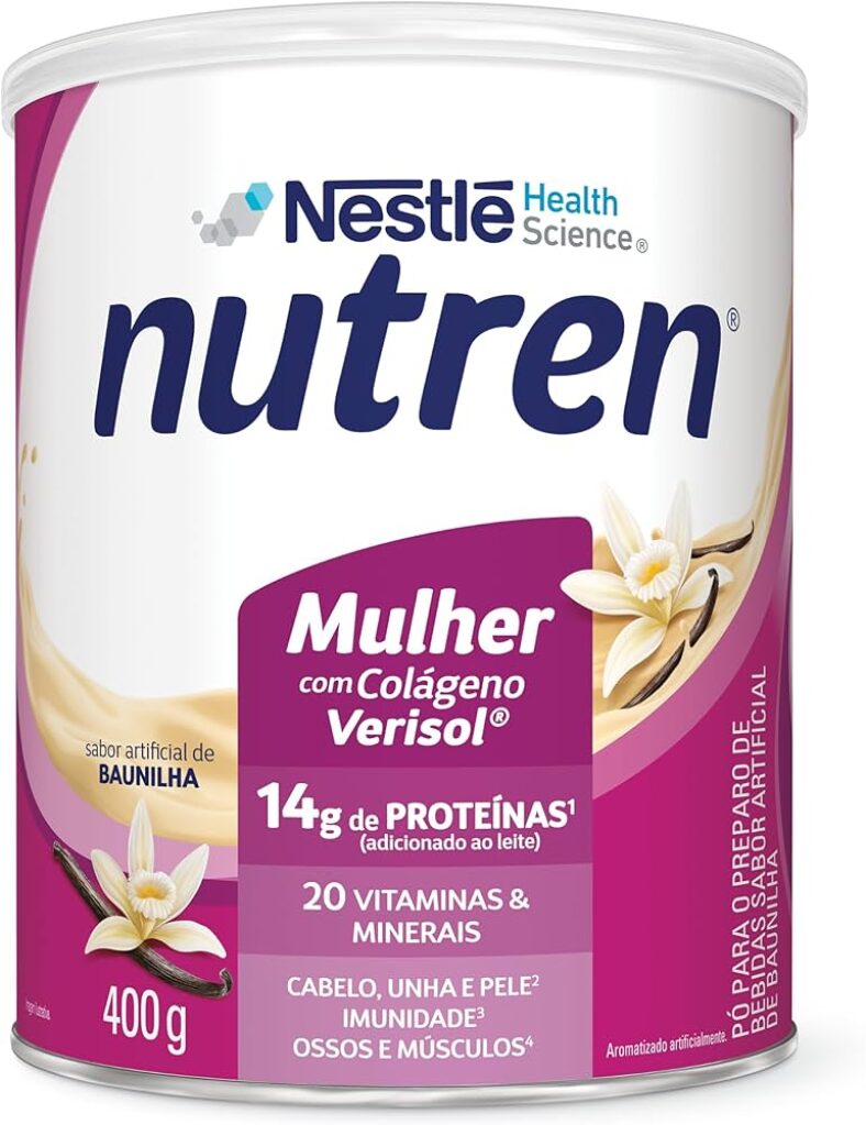 Nutren Suplemento Alimentar Beauty Vanilla 400G : Amazon.com.br
